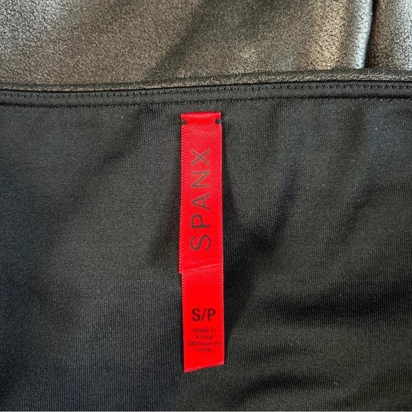 Spanx Faux Leather Leggings Size S - Picture 5 of 10